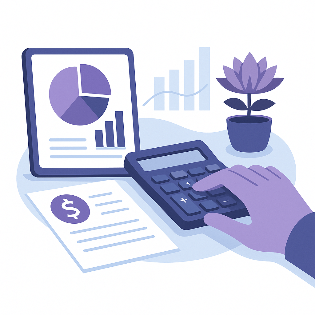 Lily Financial Services Illustration